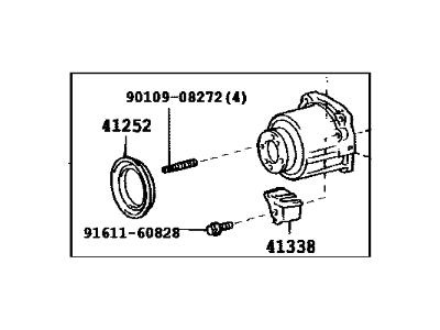 Toyota 41303-68010 Coupling Sub-Assy, Electro Magnetic Control