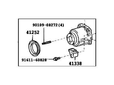 Toyota 41303-68012 Coupling Sub-Assembly, E