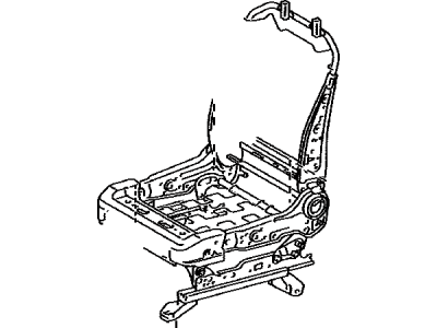 Toyota 71110-02080 Frame Assy, Front Seat W/Adjuster, RH