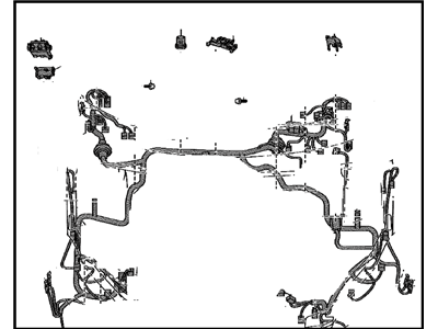 Toyota 82115-02X50 Wire, Engine Room Main