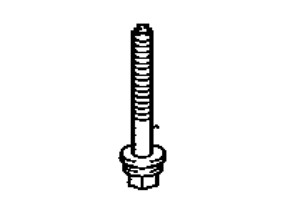 Toyota 90119-A0244 Bolt, w/Washer