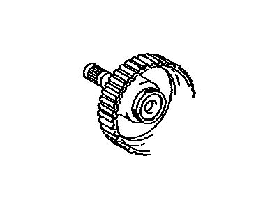 Toyota 35701-44010 Shaft Sub-Assy, Input