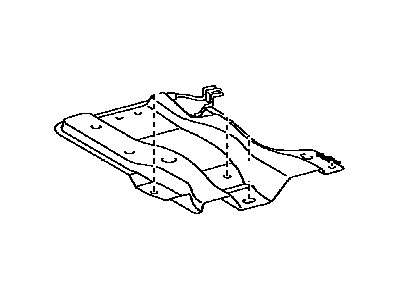 Toyota 74401-02090 Bracket Sub-Assembly, Ba