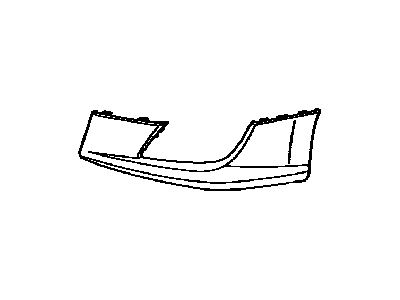 Toyota 76852-02905 Spoiler, Front, LH