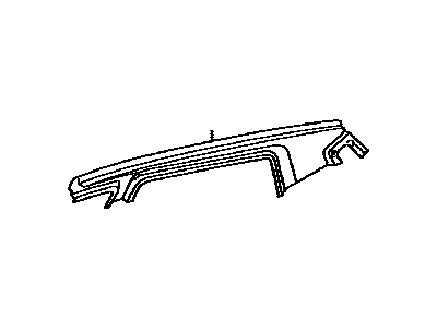 Toyota 61211-02170 Rail, Roof Side, RH