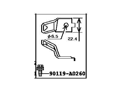 Toyota 82715-33470 Bracket, Wiring HARN