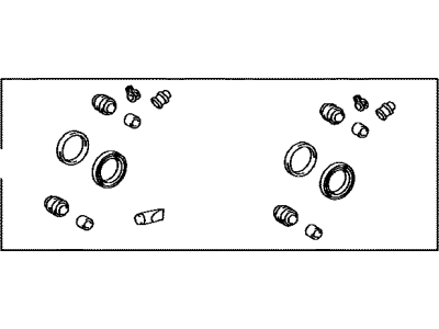 Toyota 04479-06280 Cylinder Kit, Disc Brake, Rear