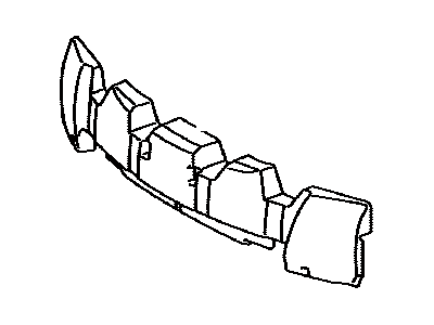 Toyota 52611-02161 ABSORBER, Front Bumper