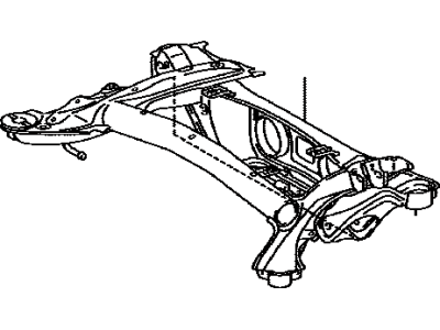 Toyota 51206-12142 Member Sub-Assembly, Rear