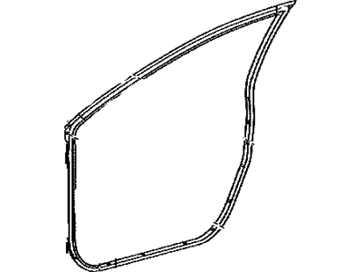 Toyota 67861-02210 Weatherstrip, Front Door, RH