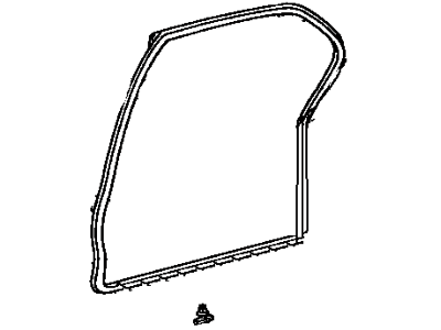 1998 Toyota Tercel Door Seal - 67872-16210