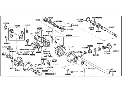 Toyota 41110-35E50 Differential Carrier Assembly