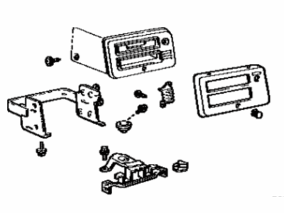 Toyota 04581-12030 Fitting Kit, Console