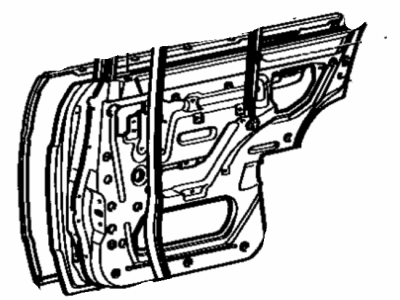 Toyota 67004-13130 Panel Sub-Assy, Rear Door, LH