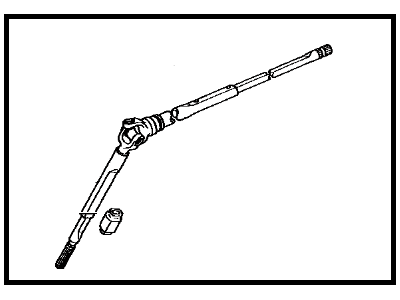 Toyota 45220-12090 Shaft Sub-Assy, Steering Intermediate