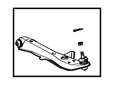 Toyota 48069-19115 Front Suspension Control Arm Sub-Assembly Lower Left