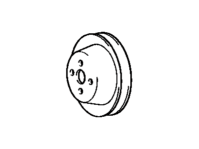 Toyota 16371-73010 Pulley, Fan