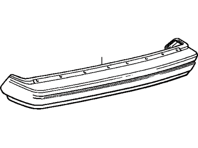 Toyota 52605-12050 Absorber Sub-Assy, Rear Bumper Energy