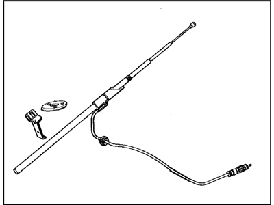 Toyota 86301-12190 Pole Sub-Assy, Antenna