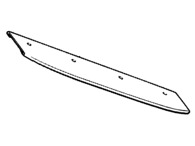 Toyota 64330-12360-01 Panel Assembly, Package Tray Trim