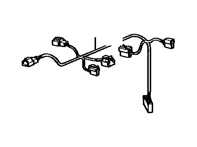 Toyota 88605-12252 Harness Sub-Assembly, Cooler Wiring