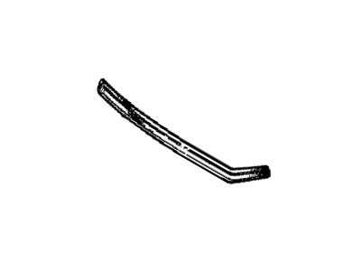 Toyota 67081-12030 Weatherstrip, Rear Quarter Window Glass, RH