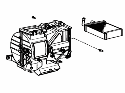 Toyota 87150-12150 Radiator Assy, Heater