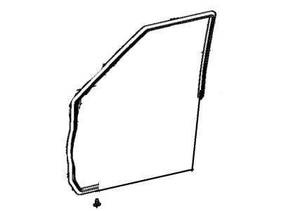 1981 Toyota Corolla Door Seal - 67861-12370