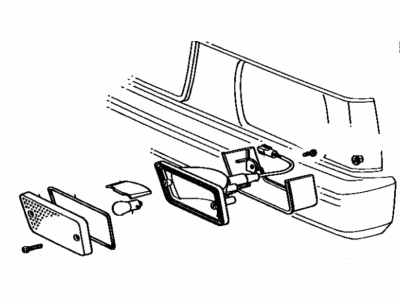 Toyota 81510-19645 Lamp Assembly, Front Turn Signal, RH