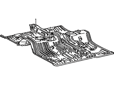Toyota 58111-12140 Pan Sub-Assembly, Front Floor