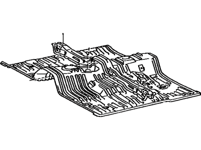 1981 Toyota Corolla Floor Pan - 58111-12140