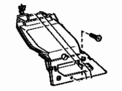 Toyota 62930-12050 Duct Assembly, Roof Side Vent, RH