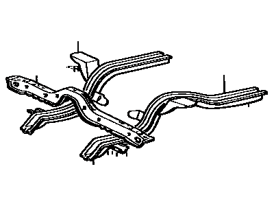 Toyota 57407-14010 Cross Member Sub-Assembly, Center Floor