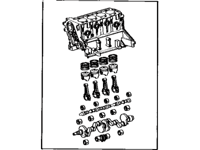 Toyota 11400-28012 Block Assembly, Short