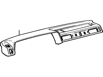 Toyota 55401-12121-01 Safety Pad Sub-Assy, Instrument Panel, Upper