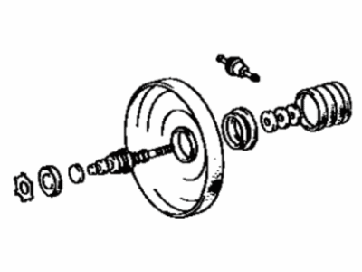 1980 Toyota Corolla Brake Booster - 04443-12180