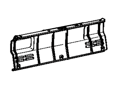 Toyota 64716-12030-01 Cover Sub-Assy, Lower Back Panel