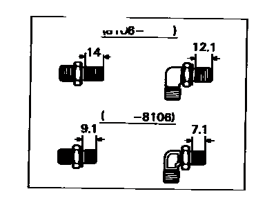 Toyota 90407-13002 Union