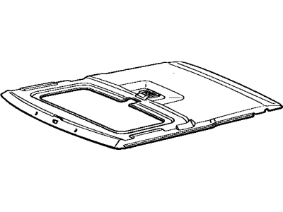 Toyota 63310-12480-04 HEADLINING Assembly, Roof