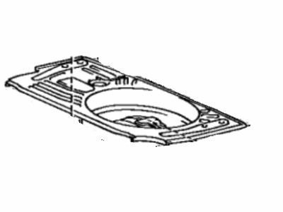 Toyota 58311-12150 Pan, Rear Floor