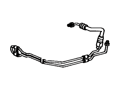 Toyota Corolla Power Steering Hose - 44410-12022