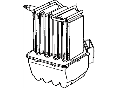 1980 Toyota Corolla Evaporator - 88501-12160