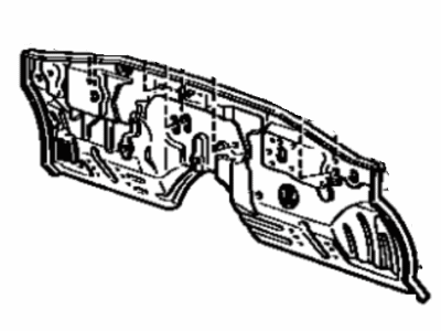 Toyota 55101-12460 Panel Sub-Assembly, Dash