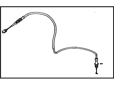 Toyota 35520-12080 Cable Assembly, Throttle