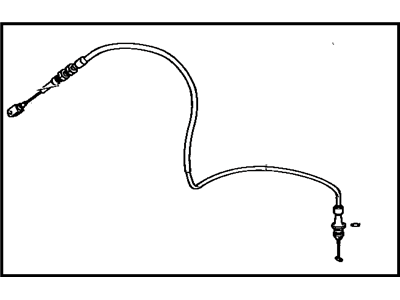 1983 Toyota Corolla Throttle Cable - 35520-12060