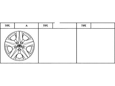 Toyota 42602-0R010 Wheel Cover-Assembly