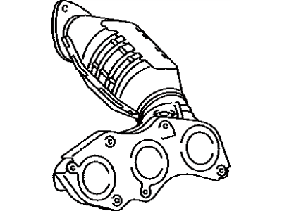 Toyota 17140-0P110 Right Exhaust Manifold Sub-Assembly