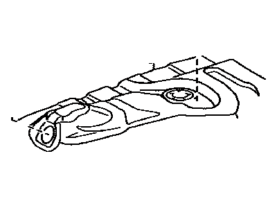 Toyota 77001-0R030 Tank Sub-Assembly, Fuel