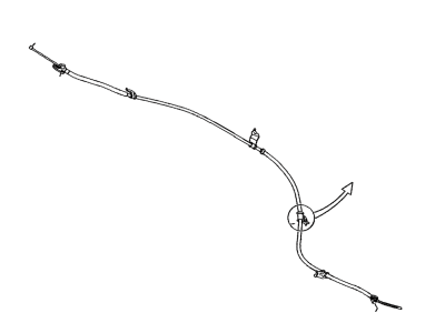 Toyota 46430-0R012 Cable Assembly, Parking