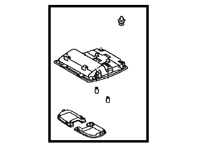 Toyota 81260-42011-E1 Lamp Assembly, Map